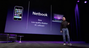 Steve Jobs äußert sich zu Netbooks