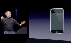 So stellte Steve Jobs das iPhone am 9. Januar 2007 vor.