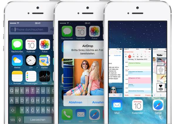 Apples iOS 7 (Bild: Apple)