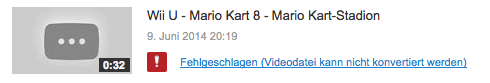 YouTube - Wii U Upload