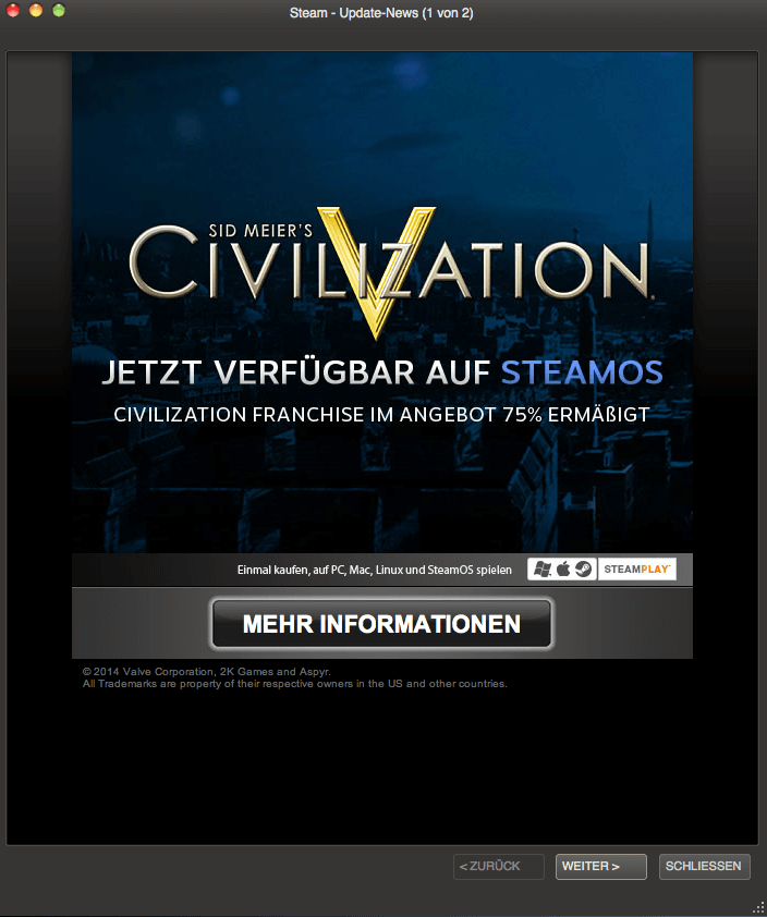 Steam - Sid Meiers Civilization 5