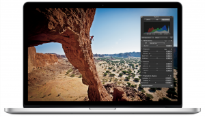 MacBook Pro Retina mit Aperture