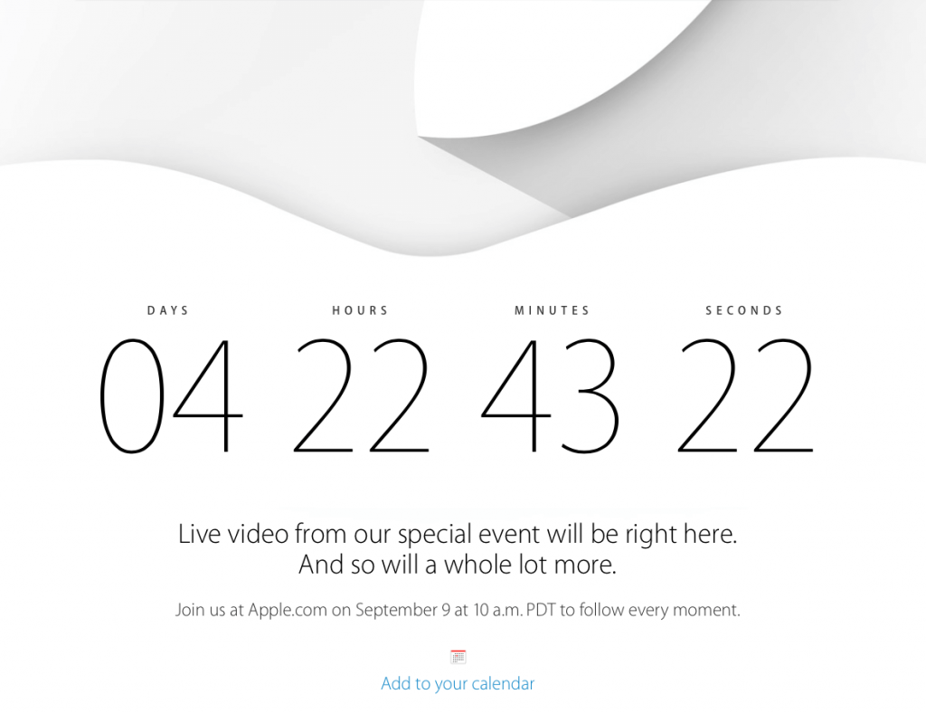 Apple Event - 9. September 2014 - Livestream