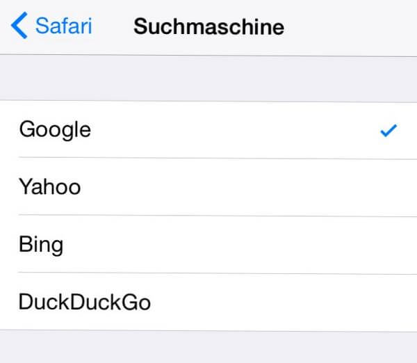 DuckDuckGo iOS