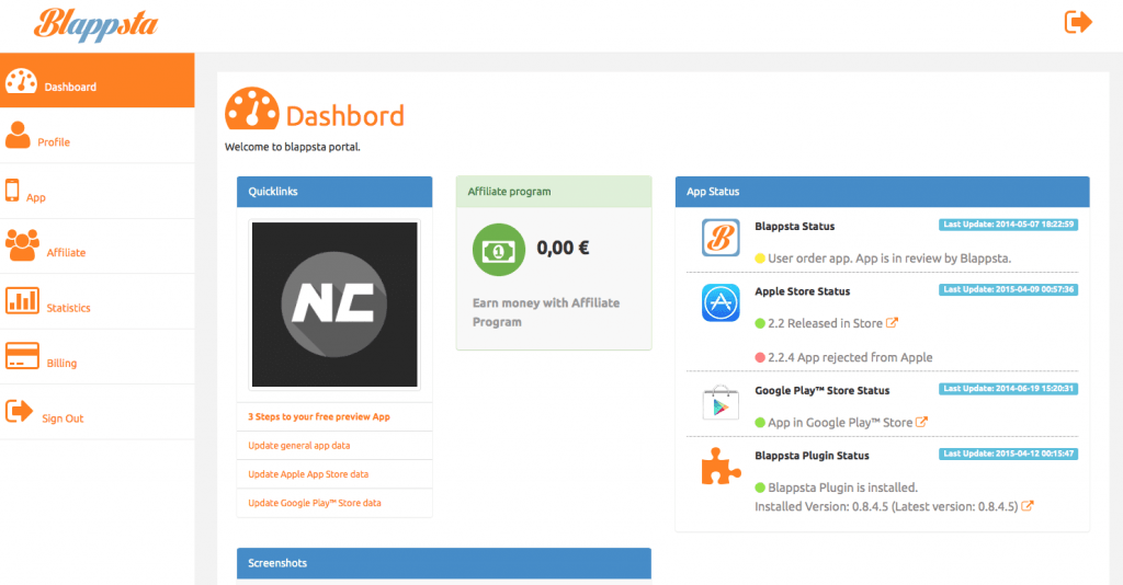 blappsta-dashboard