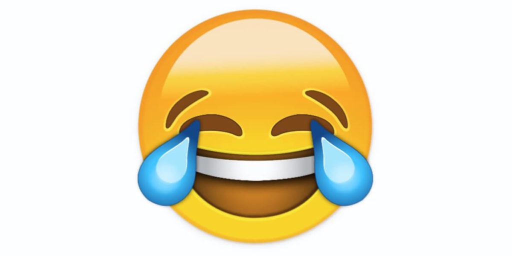 Ein lachender Emoji ist das Wort des Jahres
