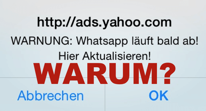 Werbung ist gut, aber so etwas darf nicht sein... 1