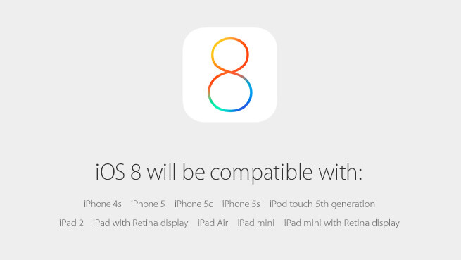 iOS 8 - Ab dem 17. September 2014 für alle 4