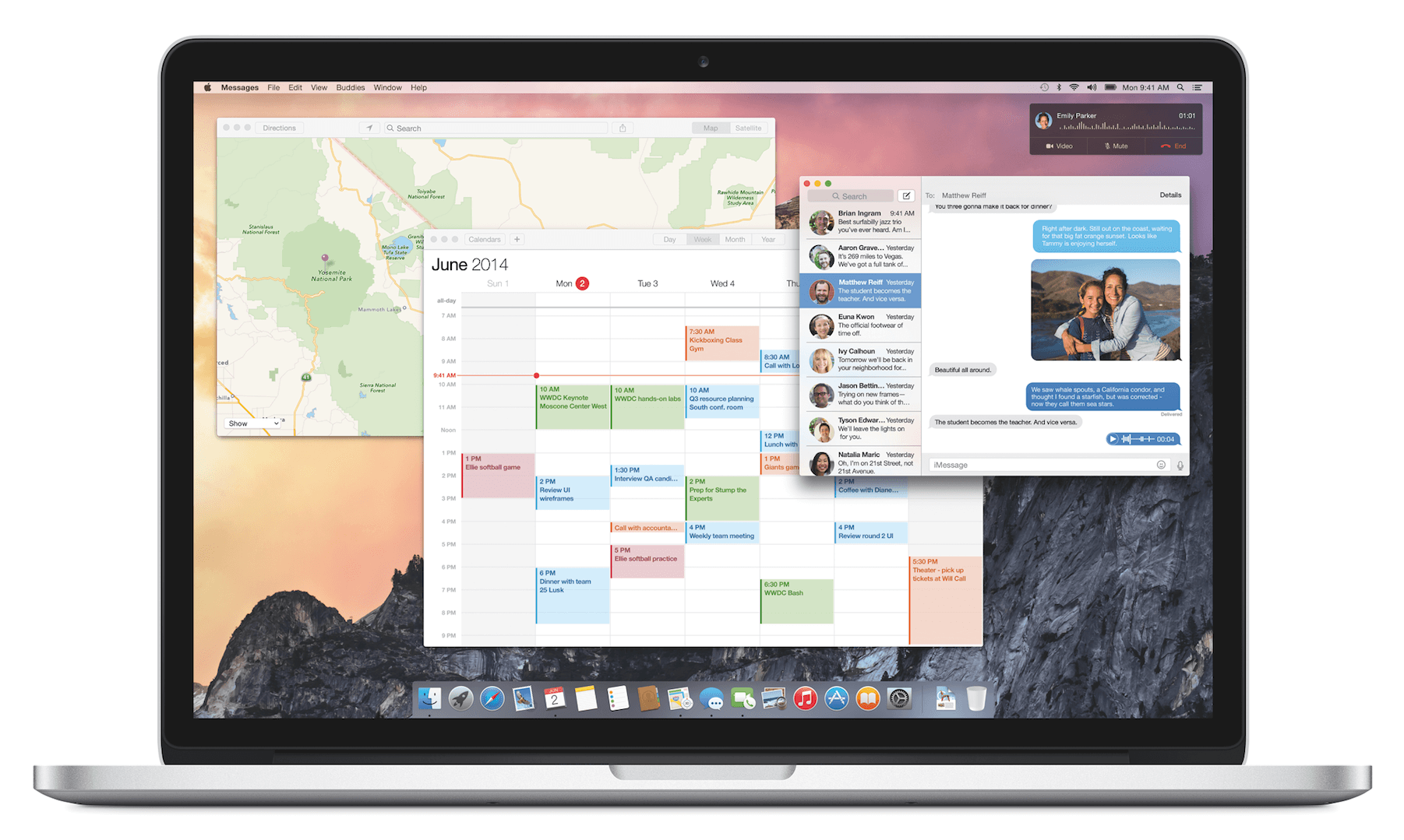 OS X Yosemite: Heute im App Store und natürlich Kostenlos mit iWork 3