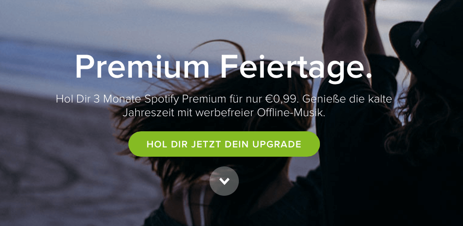 Spotify Premium (3 Monate) für 99 Cent 1