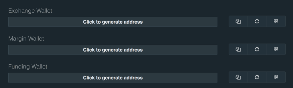 Exchange Wallet per Klick generieren