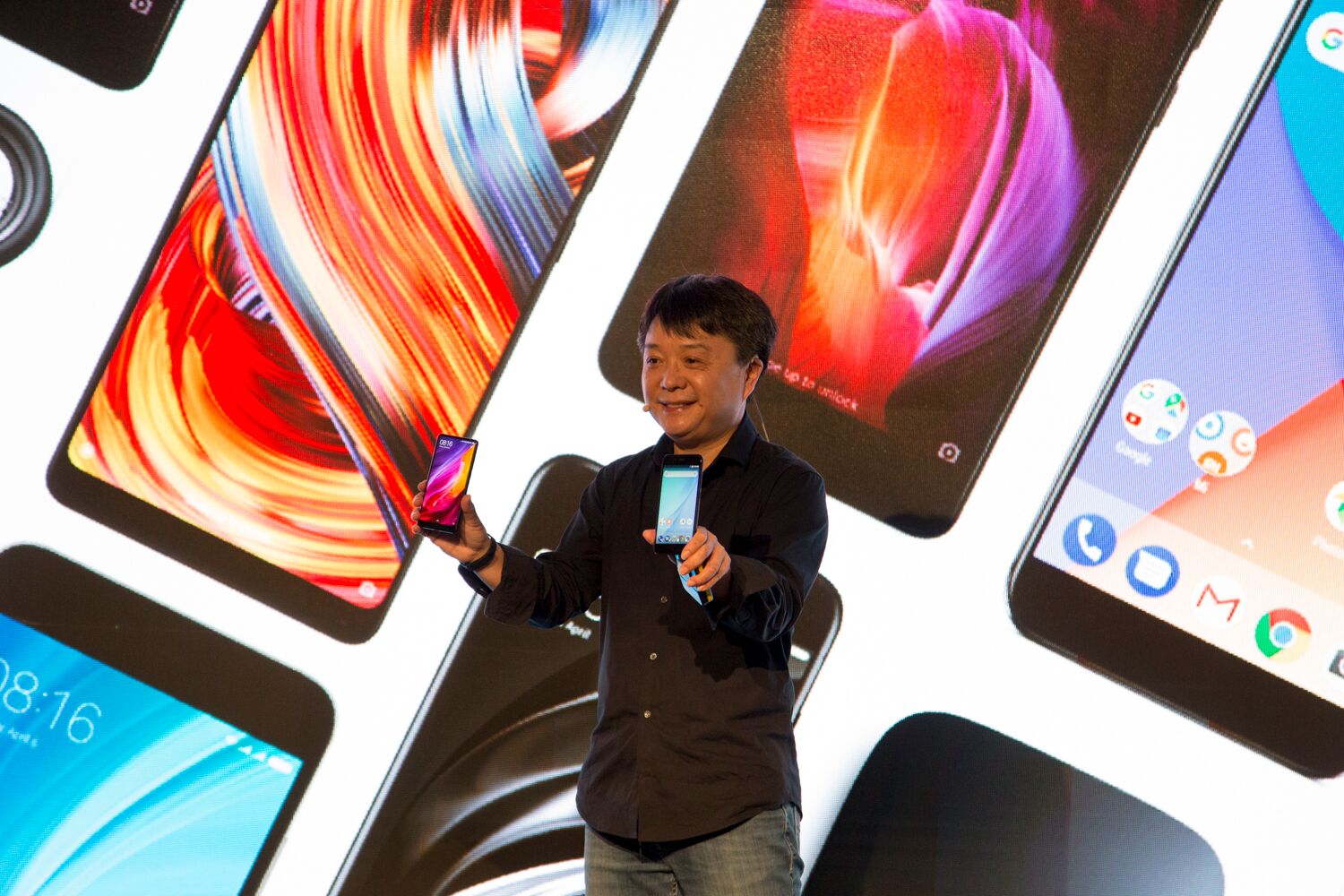 Xiaomi auf einem Launch-Event in Spanien