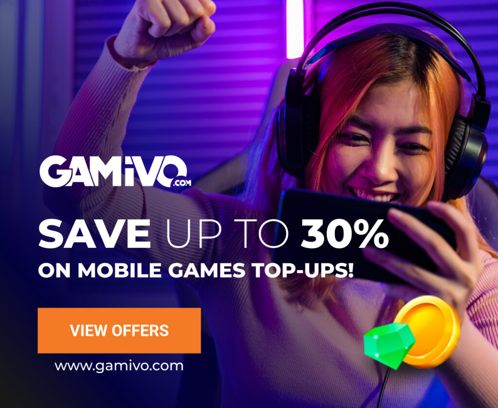 GAMIVO Banner für Spiele – jetzt mit uns sparen.