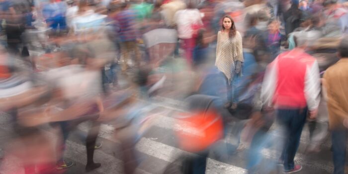 Photo Crowded street