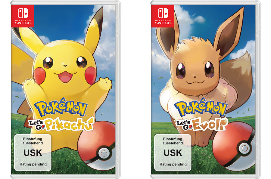 Pokémon Let's Go Pikachu & Evoli