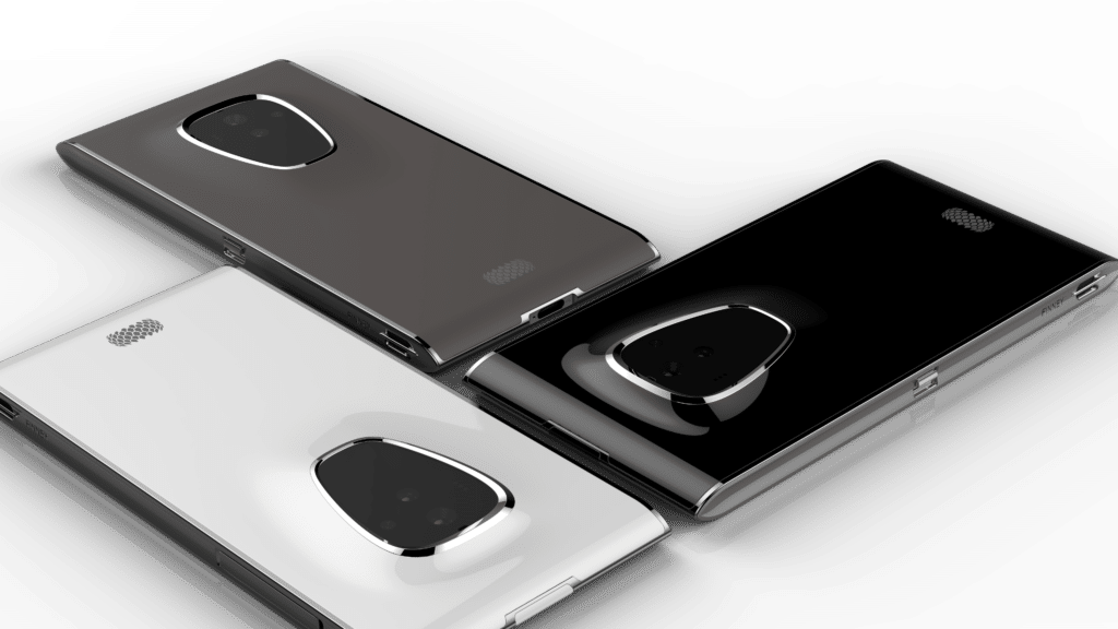 Sirin Labs Blockchain-Smartphone in unterschiedlichen Farben