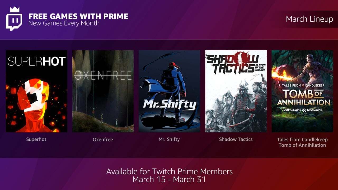 Twitch Prime - Free Games Bundle